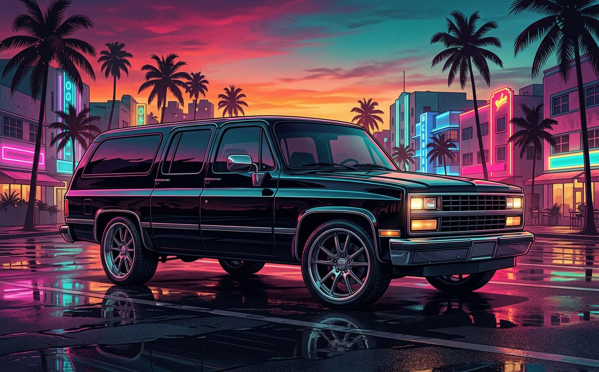 Baller — Vice City Cars concept artwork