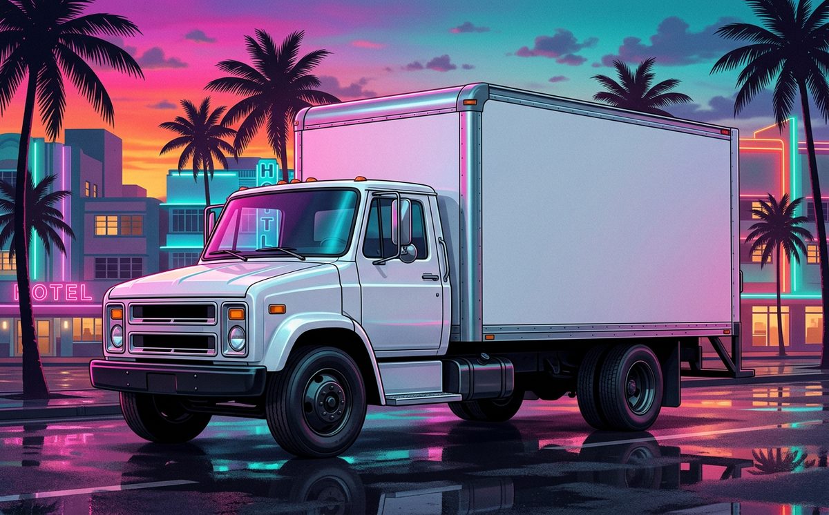 Benson — Vice City Cars concept artwork