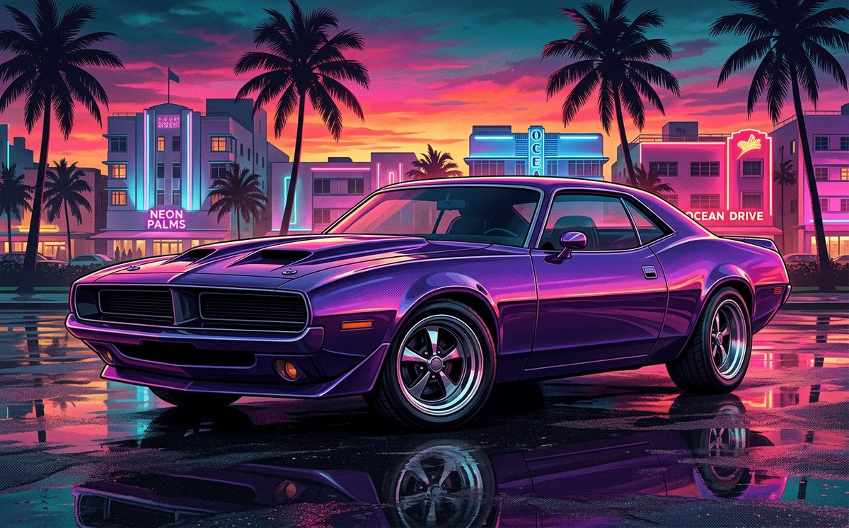 Gauntlet — Vice City Cars concept artwork