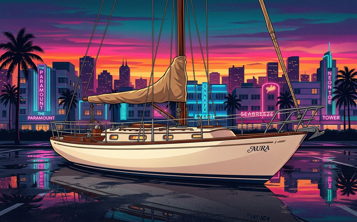 Marquis — Vice City Cars concept artwork