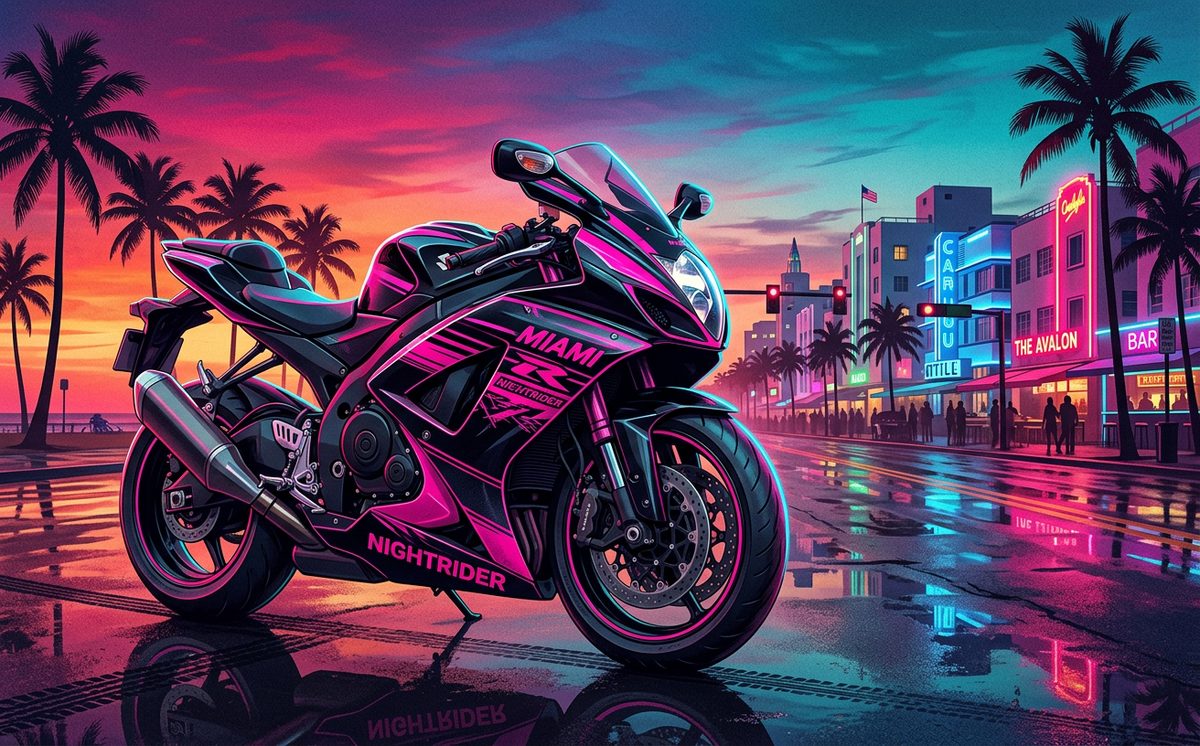 Akuma — Vice City Cars concept artwork