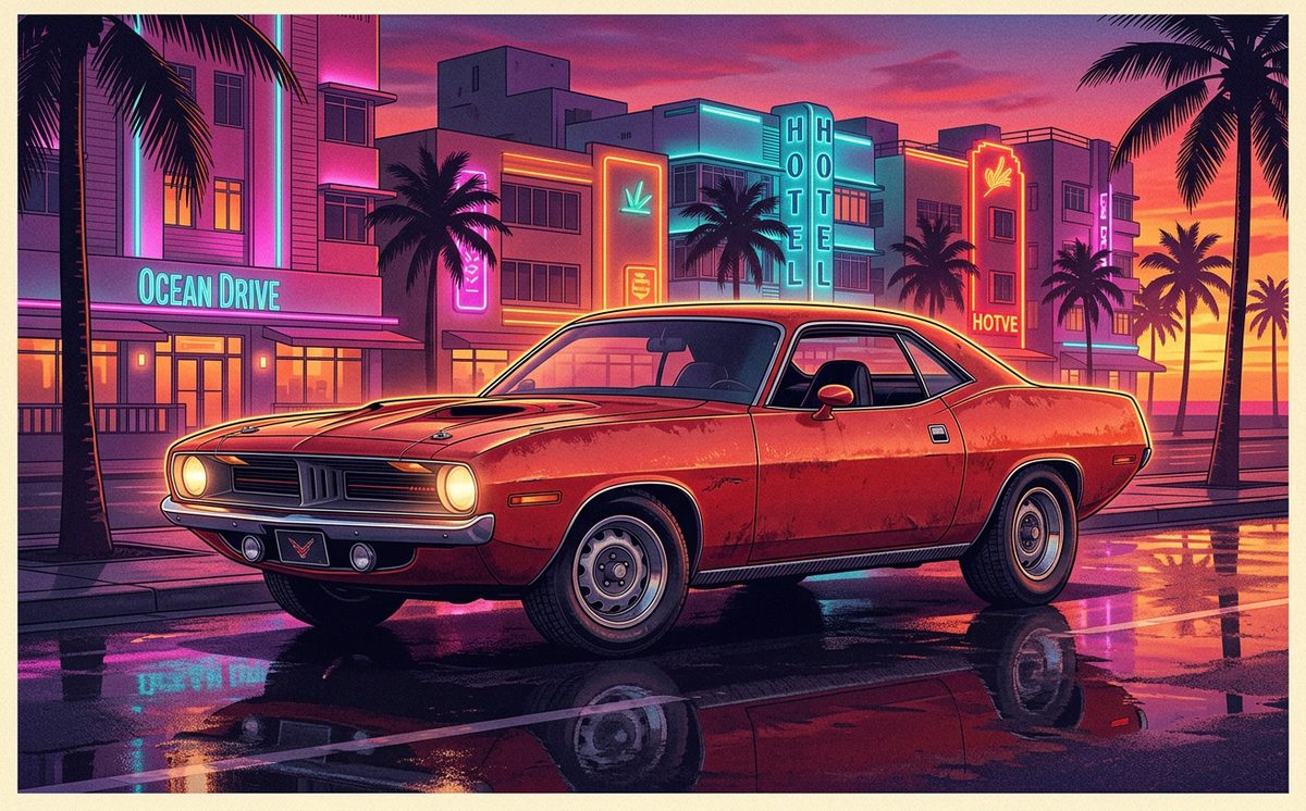 Vigero — Vice City Cars concept artwork